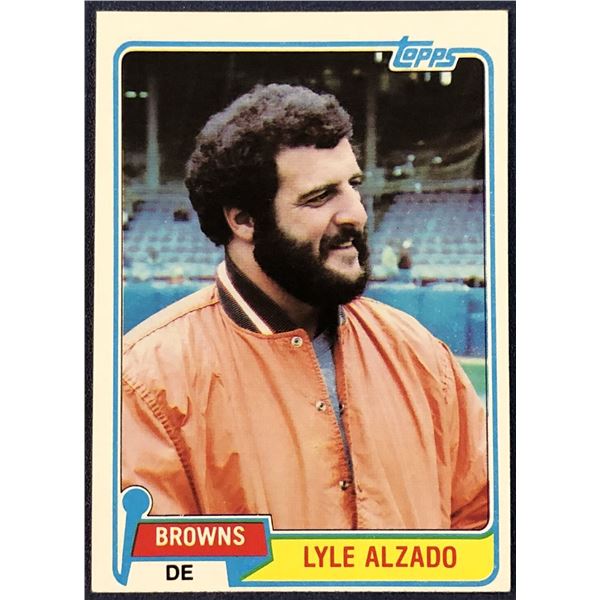 1981 TOPPS NFL LYLE ALZADO