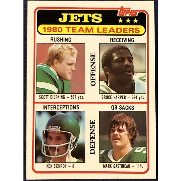 1981 TOPPS NFL MARK GASTINEAU
