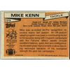 Image 2 : 1981 TOPPS NFL MIKE KENN ROOKIE CARD