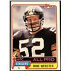 Image 1 : 1981 TOPPS NFL MIKE WEBSTER (HOF)