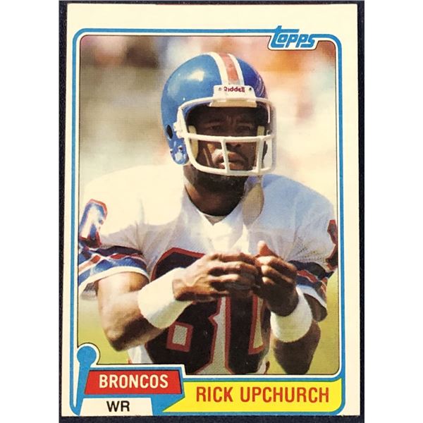 1981 TOPPS NFL RICK UPCHURCH
