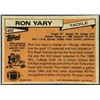 Image 2 : 1981 TOPPS NFL RON YARY (HOF)
