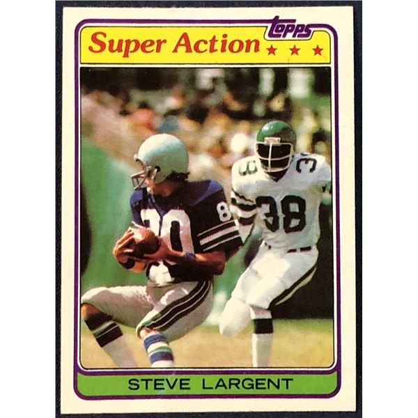 1981 TOPPS NFL STEVE LARGENT