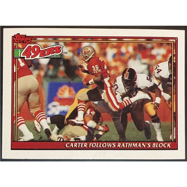 1991 TOPPS DEXTER CARTER