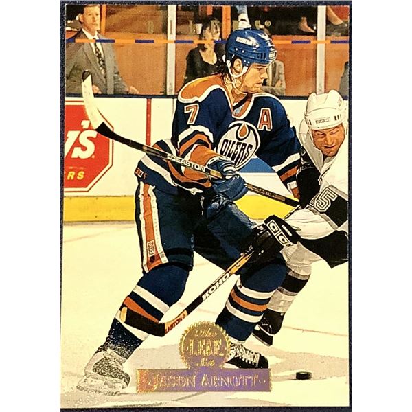 1994-95 LEAF JASON ARNOTT ROOKIE CARD