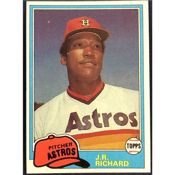 1981 TOPPS J.R. RICHARD