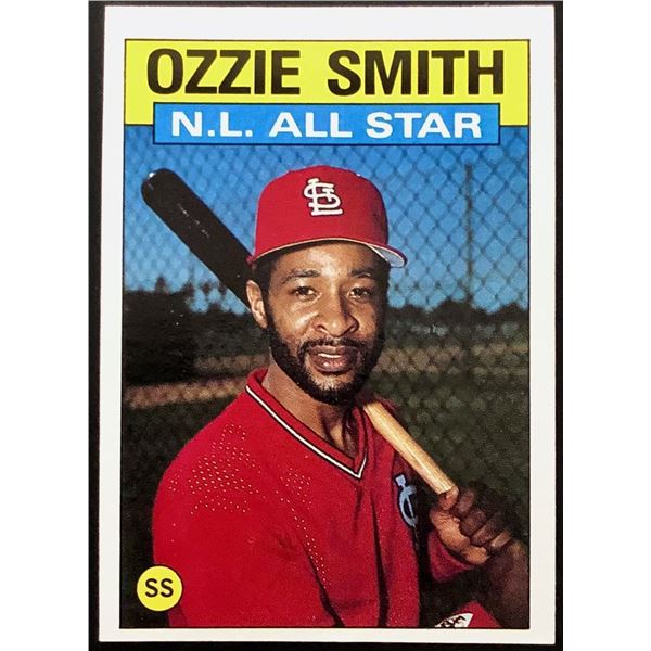 1986 TOPPS OZZIE SMITH (HOF)