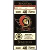 Image 1 : 1993 NHL TICKET STUB - BOSTON at OTTAWA