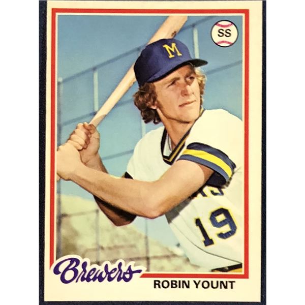 1978 O-PEE-CHEE ROBIN YOUNT (HOF)