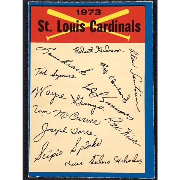 1973 O-PEE-CHEE ST. LOUIS CARDINALS