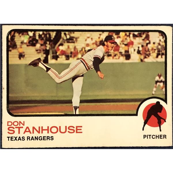 1973 O-PEE-CHEE DON STANHOUSE ROOKIE CARD