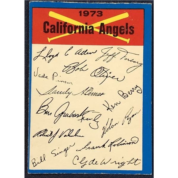 1973 O-PEE-CHEE CALIFORNIA ANGELS
