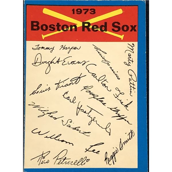 1973 O-PEE-CHEE BOSTON RED SOX
