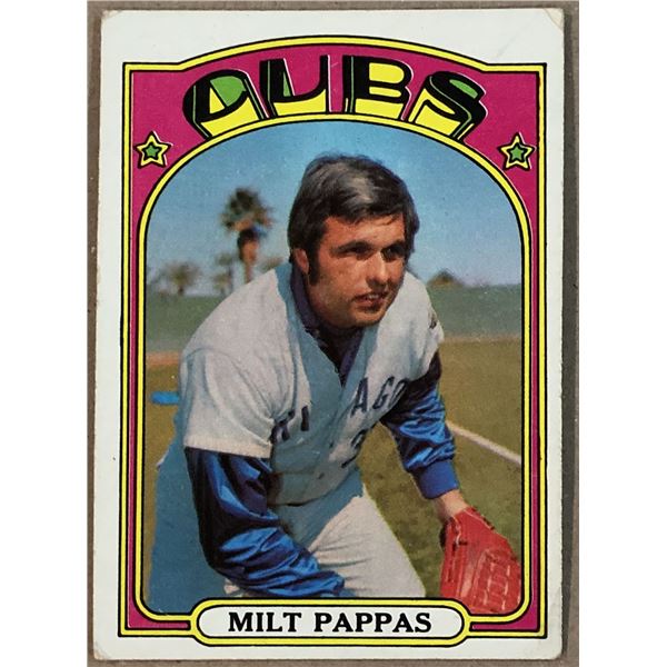 1972 TOPPS MILT PAPPAS