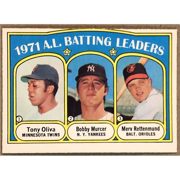 1972 O-PEE-CHEE TONY OLIVA