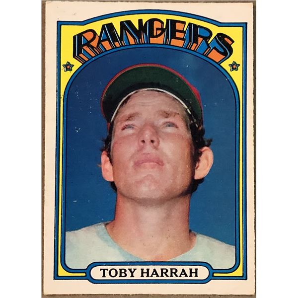 1972 O-PEE-CHEE TOBY HARRAH ROOKIE CARD