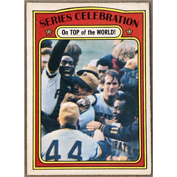 1972 O-PEE-CHEE PIRATES WORLD CHAMPIONS