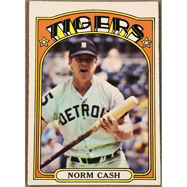1972 O-PEE-CHEE NORM CASH
