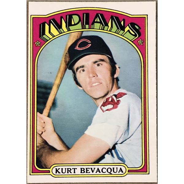 1972 O-PEE-CHEE KURT BEVACQUA ROOKIE CARD
