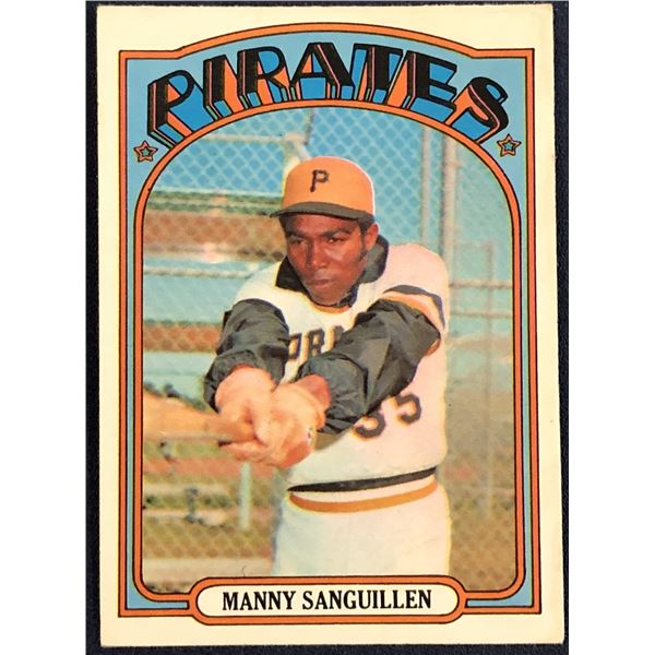 1972 O-PEE-CHEE BASEBALL MANNY SANGUILLEN