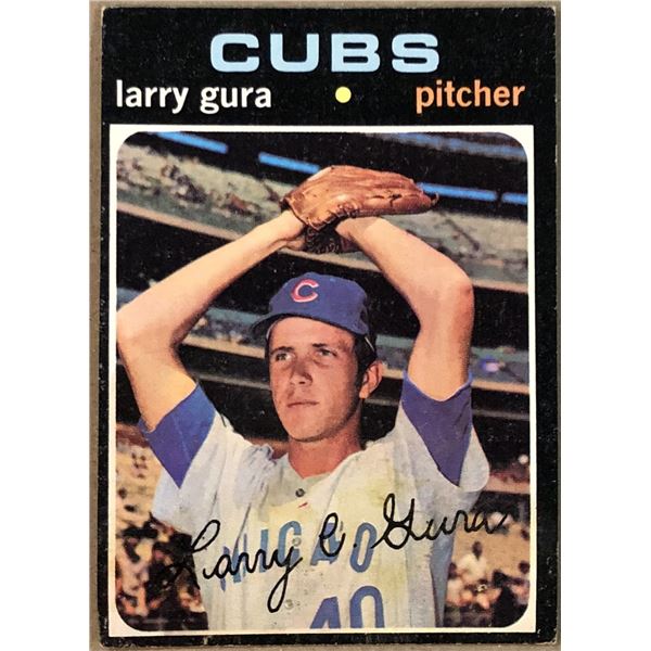 1971 TOPPS LARRY GURA ROOKIE CARD