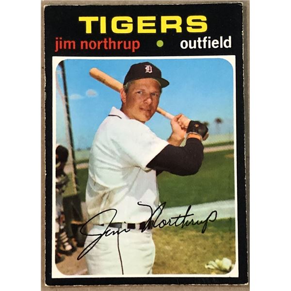 1971 O-PEE-CHEE JIM NORTHRUP