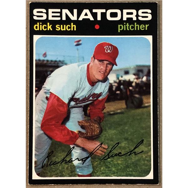 1971 O-PEE-CHEE DICK SUCH ROOKIE CARD