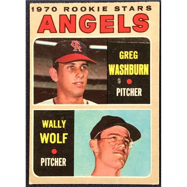 1970 O-PEE-CHEE WALLY WOLF ROOKIE CARD