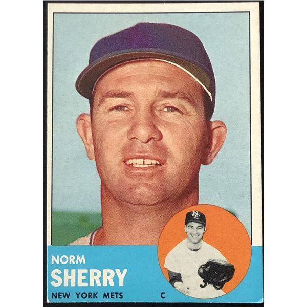 1963 TOPPS NORM SHERRY