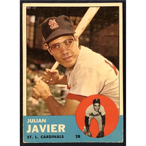 1963 TOPPS JULIAN JAVIER