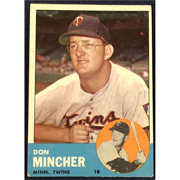 1963 TOPPS DON MINCHER