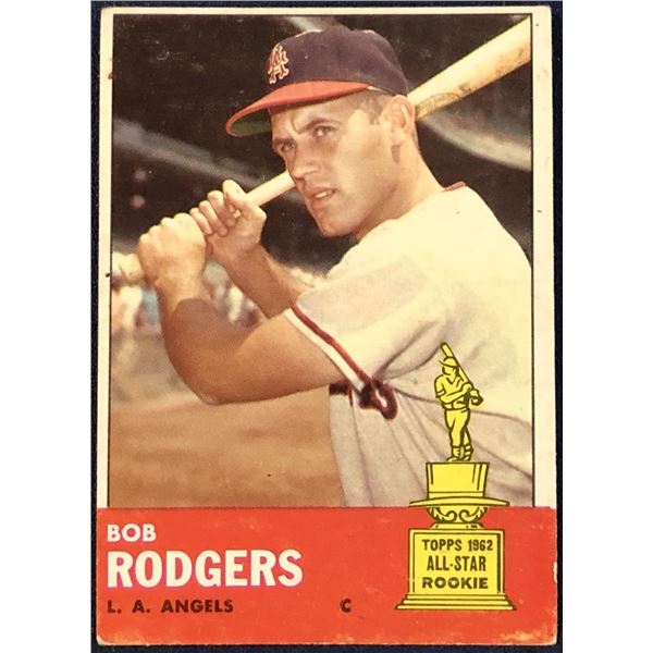 1963 TOPPS BUCK RODGERS ROOKIE CARD
