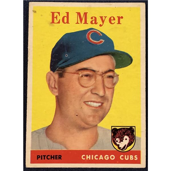 1958 TOPPS ED MAYER