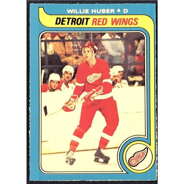 1979-80 O-PEE-CHEE WILLIE HUBER ROOKIE CARD