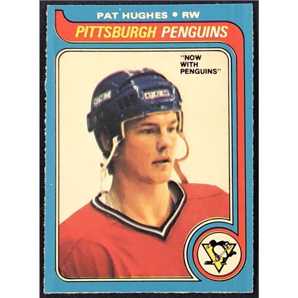 1979-80 O-PEE-CHEE PAT HUGHES ROOKIE CARD