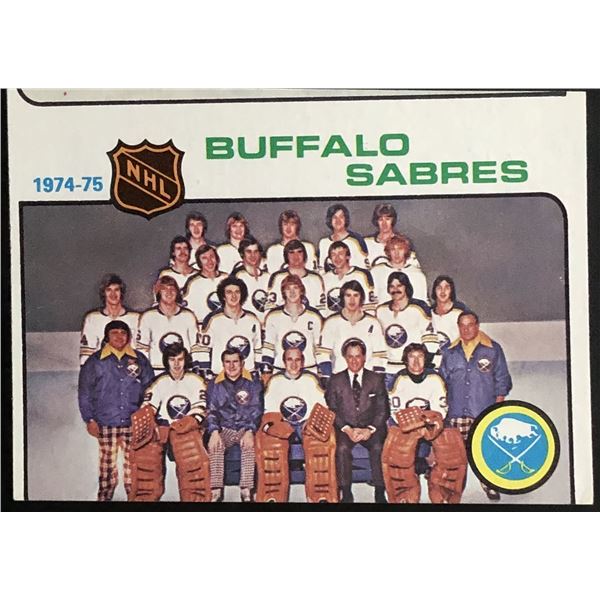 1975-76 TOPPS BUFFALO SABRES