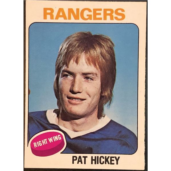 1975-76 NHL O-PEE-CHEE PAT HICKEY ROOKIE CARD