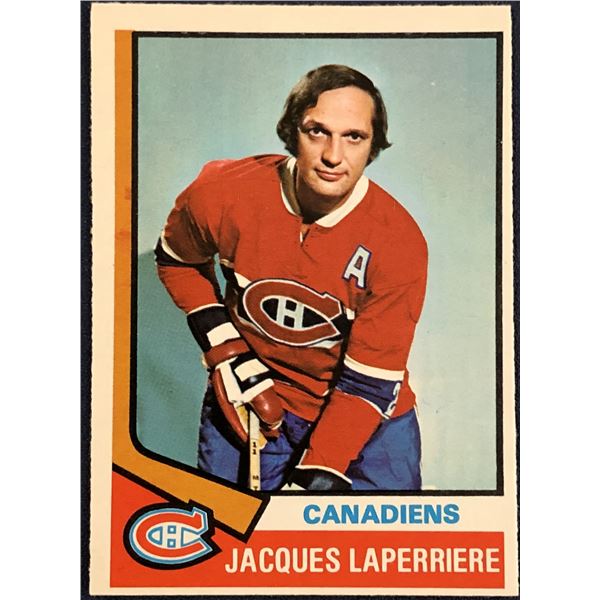 1974-75 O-PEE-CHEE JACQUES LAPERRIERE (HOF)