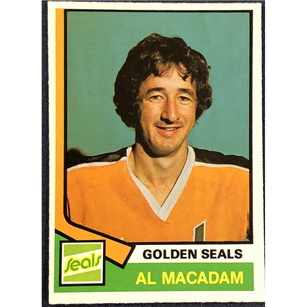 1974-75 O-PEE-CHEE AL MacADAM ROOKIE CARD