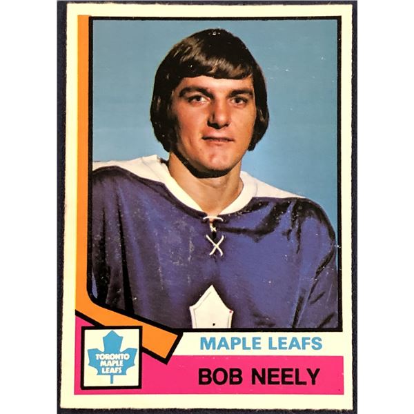 1974-75 O-PEE-CHEE BOB NEELY ROOKIE CARD