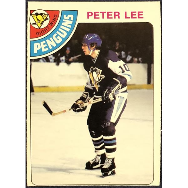 1978-79 O-PEE-CHEE PETER LEE ROOKIE CARD
