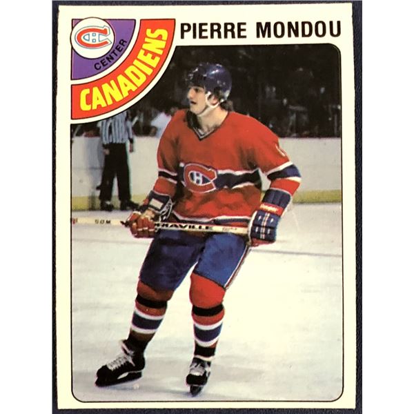 1978-79 O-PEE-CHEE PIERRE MONDOU ROOKIE CARD