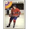 Image 1 : 1978-79 O-PEE-CHEE PIERRE MONDOU ROOKIE CARD