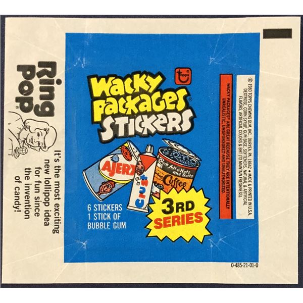 1979 O-PEE-CHEE WACKY PACKAGES 3rd SERIES WRAPPER