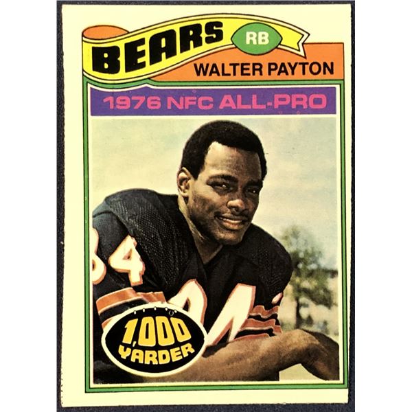 1977 TOPPS NFL FOOTBALL WALTER PAYTON (HOF)