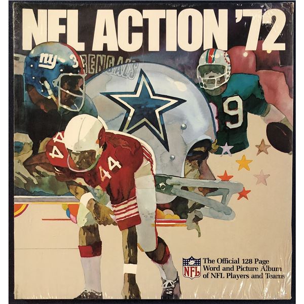 1972 NFL ACTION ALBUM - FACTORY SEALED