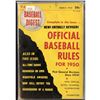 Image 1 : MARCH 1950 BASEBALL DIGEST - OFFICIAL BASEBALL RULES
