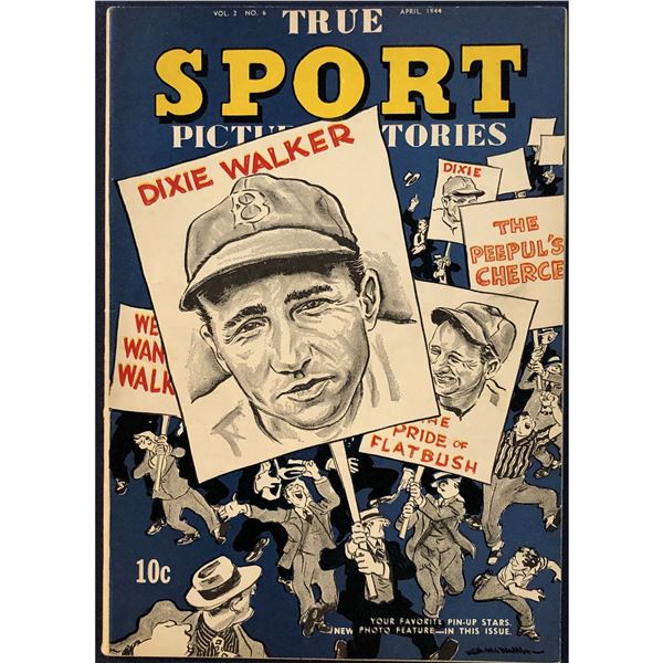 APRIL 1944 TRU SPORT COMIC BOOK - BROOKLYN DODGERS