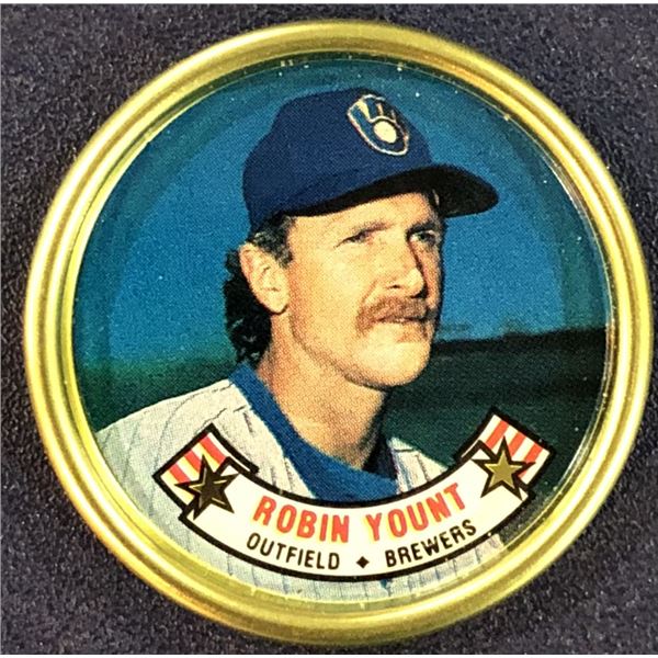 1988 TOPPS BASEBALL COIN - ROBIN YOUNT (HOF)