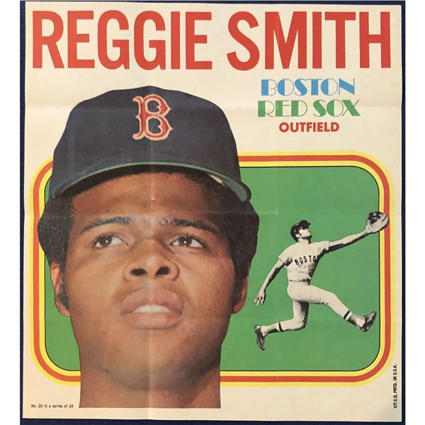1970 TOPPS BASEBALL POSTER - REGGIE SMITH